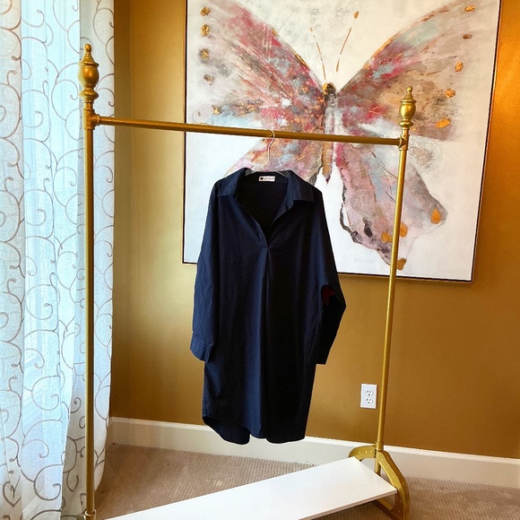 Poppy Star Dress Navy Size Large - Picture 1 of 4